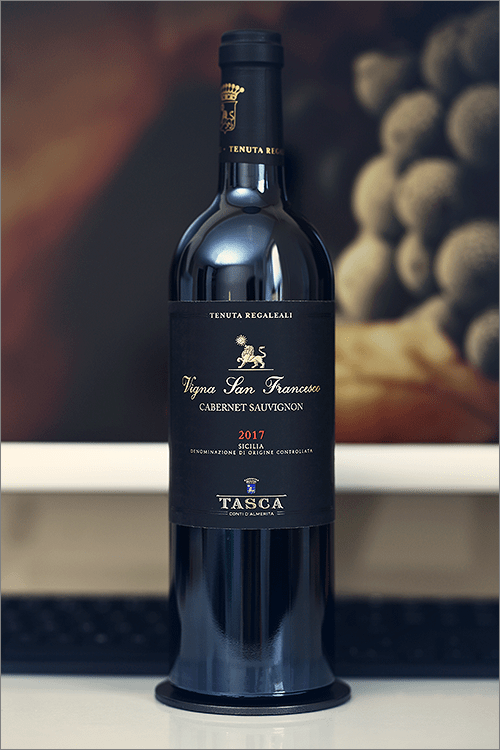 TASCA_TenutaRegaleali_VignaSanFrancesco_CabernetSauvignon_Sicilia_2017