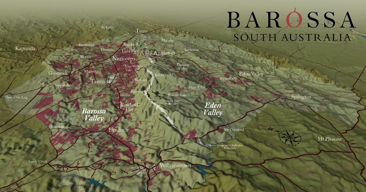 Barossa Valley Topography