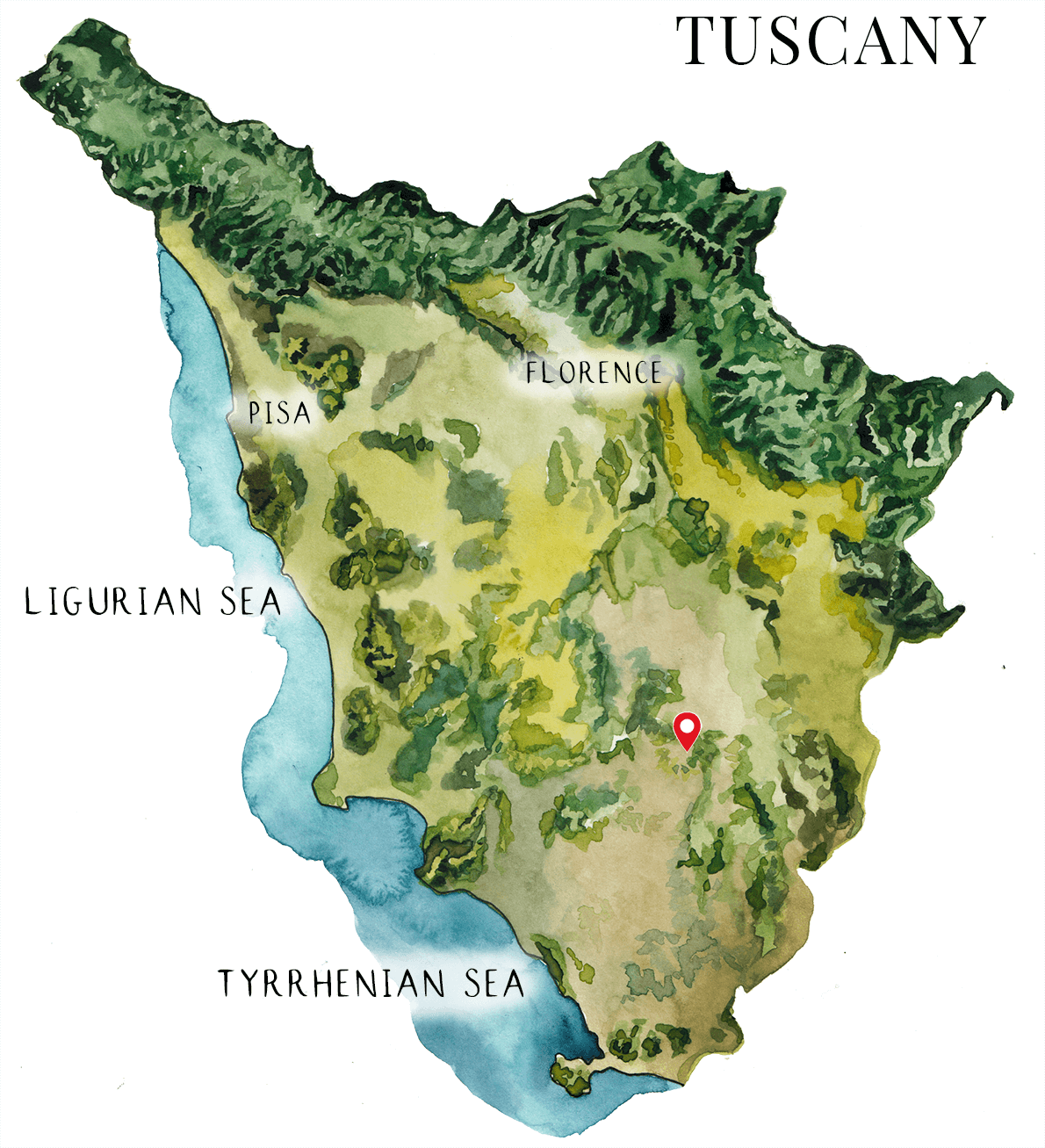 toscana-topografical-map